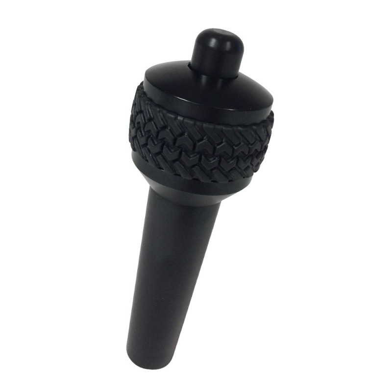 Jeep Wrangler TJ Shift Knob - DV8 Offroad - Tired Tread Design Grip - Black - `97-`06